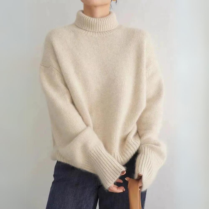 Lena | Bequemer Strickrollkragenpullover