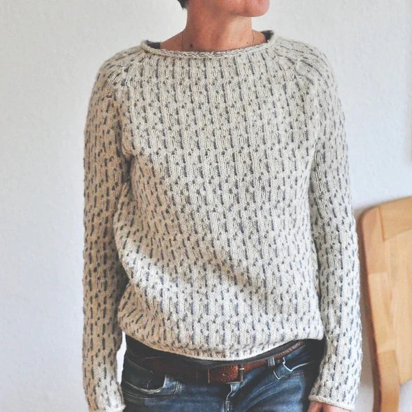 ANDREA - ENG GESTRICKTER PULLOVER