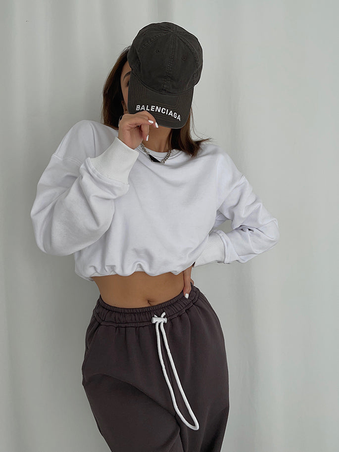 MAYA - Shine On Cropped Sweatshirt