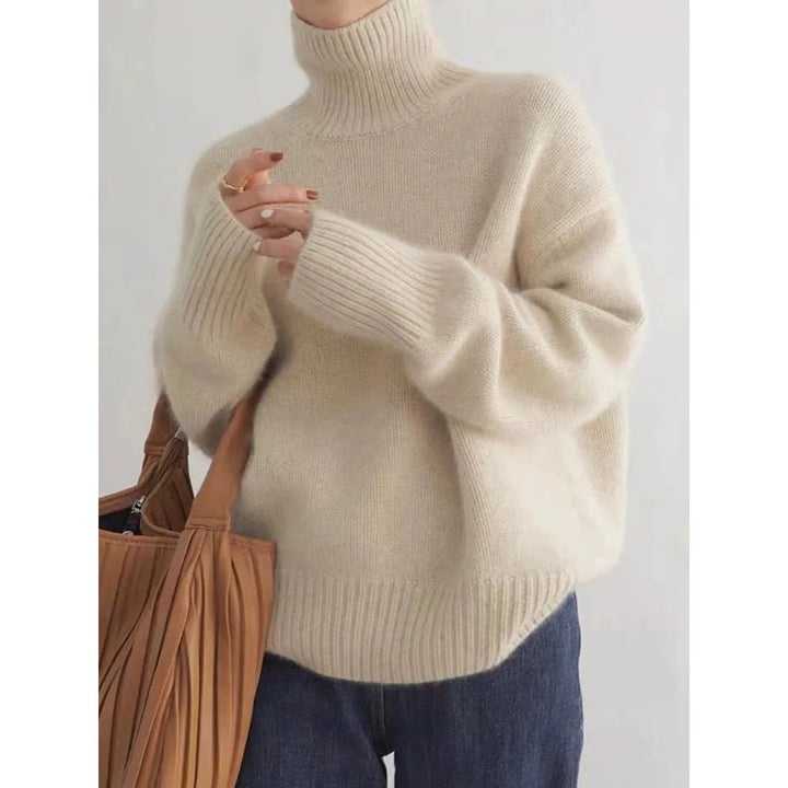 Lena | Bequemer Strickrollkragenpullover