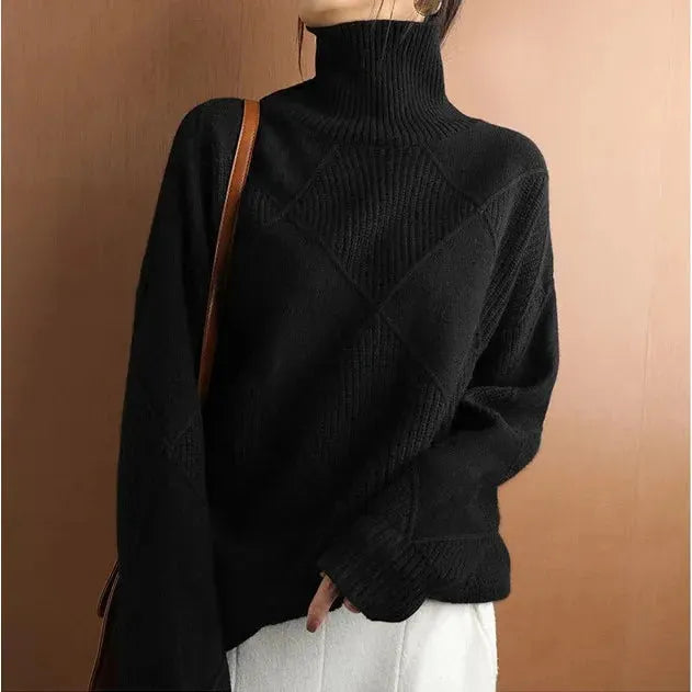 Clara™ | Rautenmuster Pullover