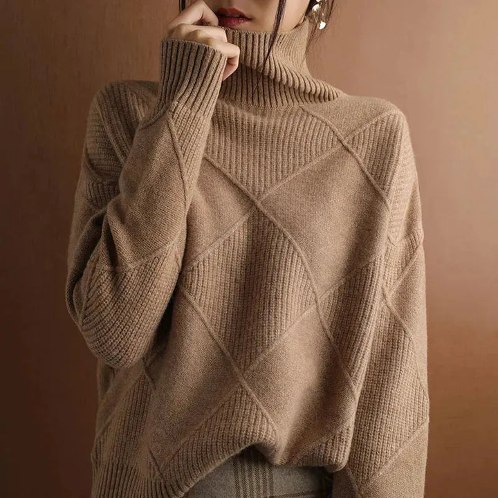 Clara™ | Rautenmuster Pullover