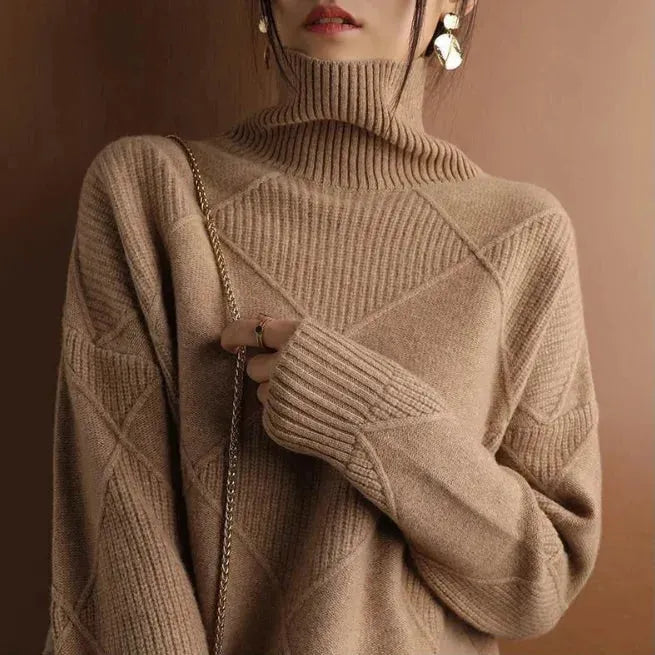 Clara™ | Rautenmuster Pullover