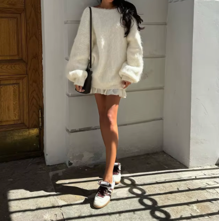 Esme | Flauschiger Oversized-Pullover