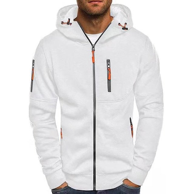 Jeff™ - Elegante Slim Fit Zip-Up Kapuzenjacke