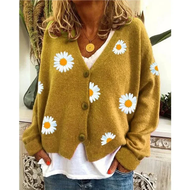 Althea™ | Lässige florale Häkel-Cardigan