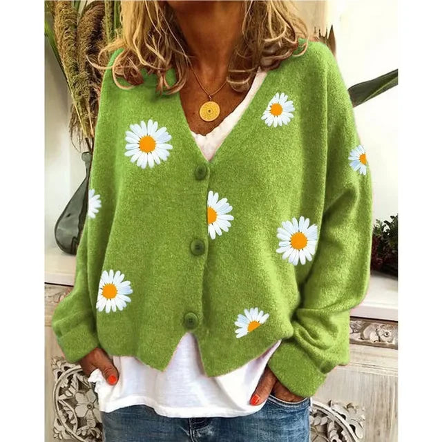 Althea™ | Lässige florale Häkel-Cardigan